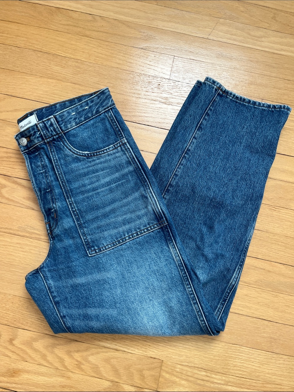 Madewell Darted Barrel Jeans in Irmo Wash - 27T